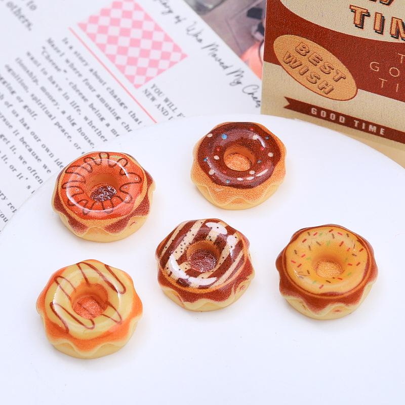Chocolate Flavored Candy Resin Shoe Buckle & DIY Jewelry Hair Clip Accessories
