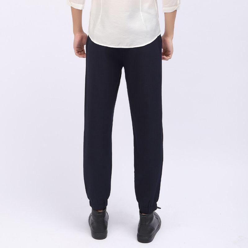 Menseye Small Foot Rubber Band Chinese Fad Workwear Casual Pants