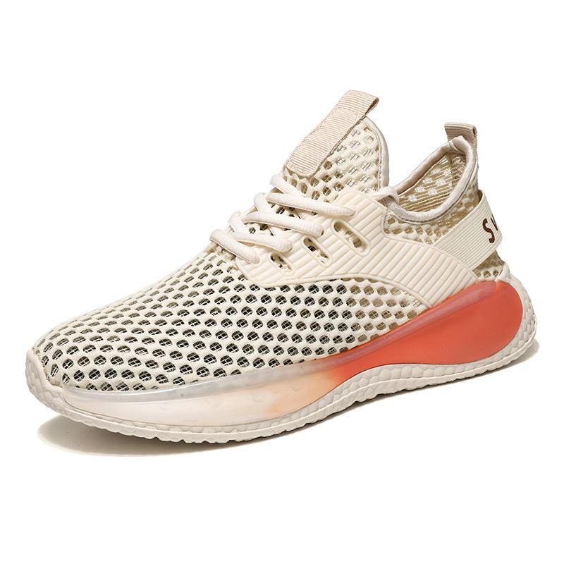 

Модная мужская обувь Летние мягкие мокасины Ленивые туфли Легкие дешевые сетчатые повседневные туфли Мужские кроссовки Tenis Masculino Zapatillas Hombre 44 бежевый