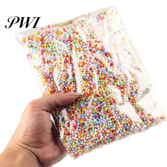 Palline di Perline Mini Sfuse Decorative per Artigianato Fai da Te in Polistirolo Multicolore