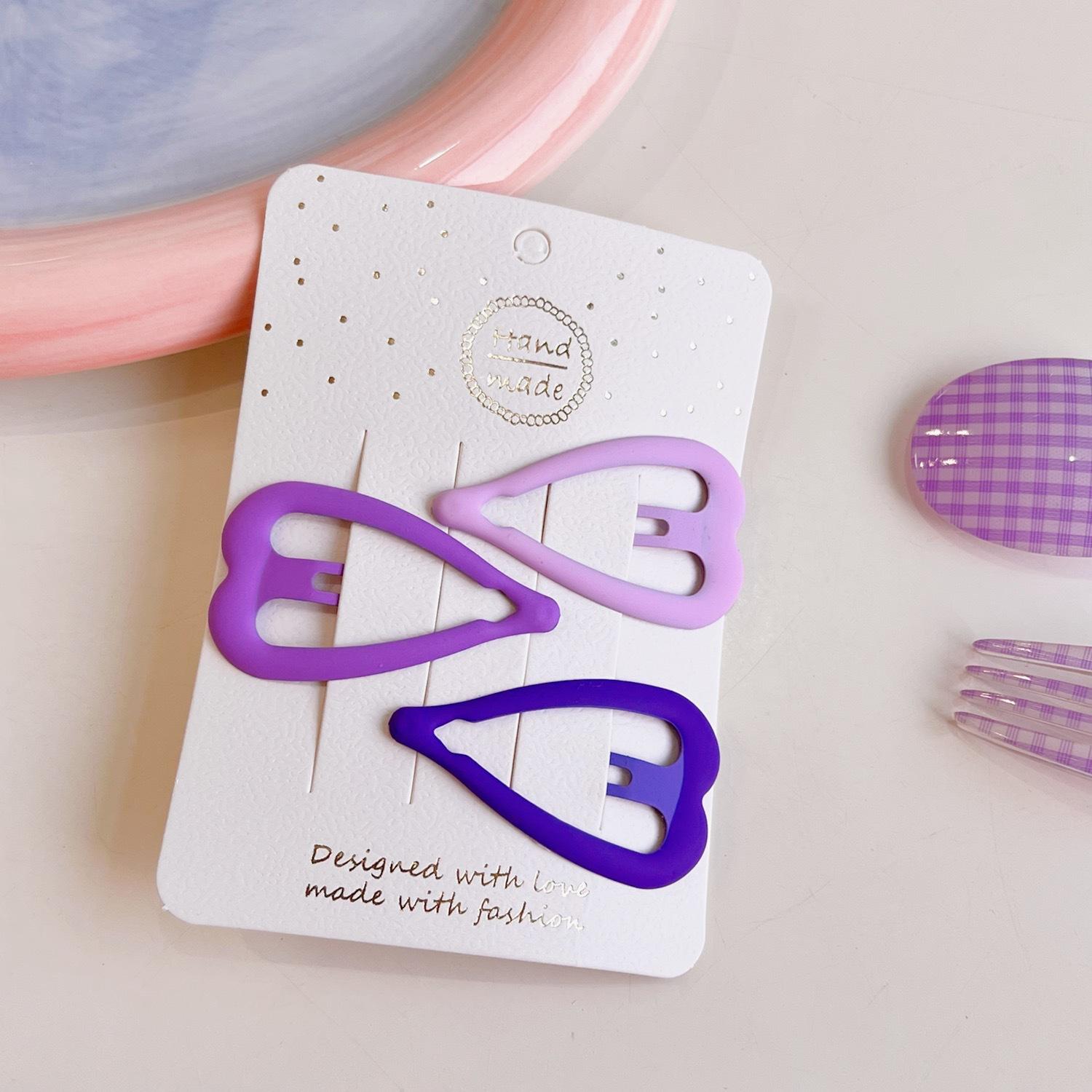 

3 шт., новая фиолетовая заколка для волос с градиентом, милые базовые заколки для волос со звездами для девочек, головные уборы, головной убор, аксессуары для волос для девочек и детей