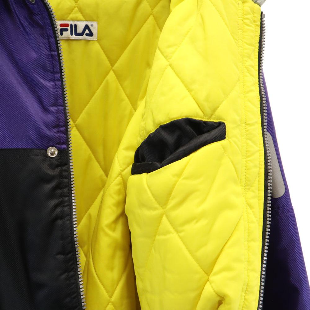 Fila 90s Old Batting Jacket M Purple Men's Used