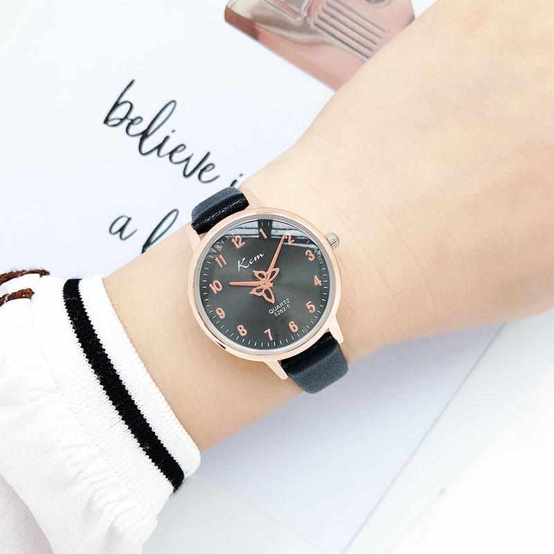 Women's Butterfly Dial Waterproof Watch - Trendy, Simple Design for Students