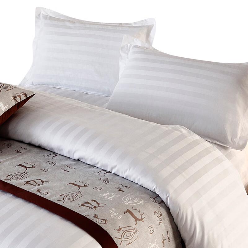 Hotel Collection 40S Satin Stripe Cotton Pillowcase