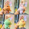 Cute Cartoon Plush Dudu Mouth Bear Keychain Perfect Birthday Gift