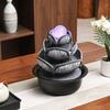 Popular Resin Water Feature: Small Zen Desktop Fountain for Wealth and Tranquility