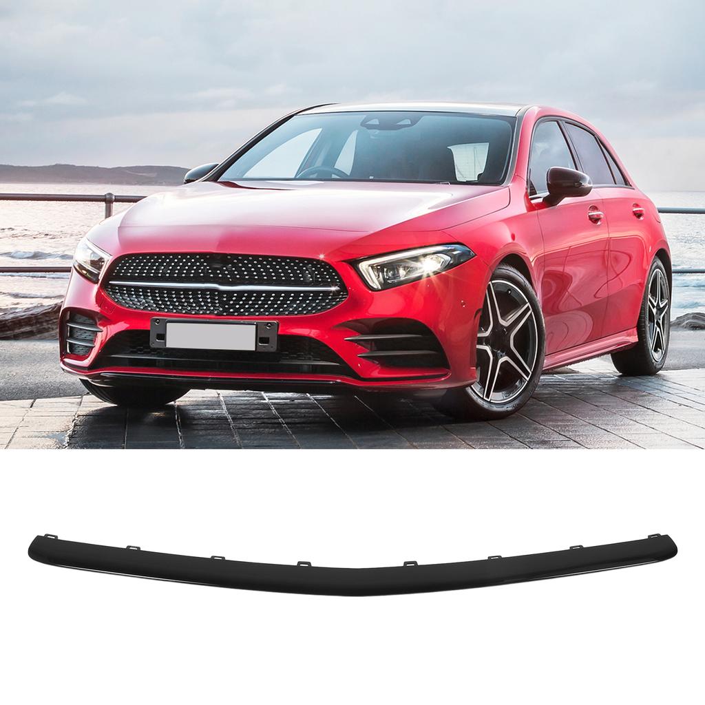 Front Bumper Lower Center Trim Scratch Proof For A-Class W177   Line Pre-Facelift 2019-2022