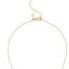 Coach Personalized Design Copper Necklace Women necklace Gold CBB25-GLD