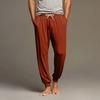 Men's Drawstring Pocket Cuffed Casual Pants Home Sleep Pants
