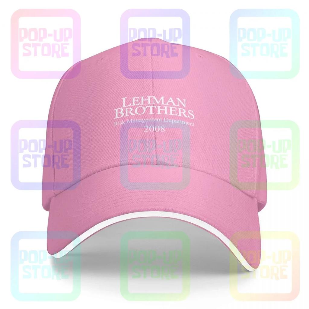 LehUnisex Brothers Risk UnisexageUnisext DepartUnisext Sandwich Cap Baseball Cap Trucker Hat New Outdoor Hot Selling