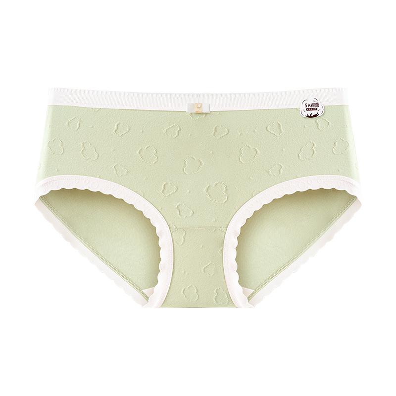 Women's Underpants Antibacterial Panties Girls No Trace Mid-waist Briefs Shorts Underwear