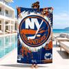 Ny Islanders Pride Strandtuch, Superweiche Mikrofaser, Perfektes Geschenk für Sie/Ihn, Geburtstag, für Pool, Strand, Reisen, Dekoration Strandparty
