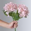 3D Hand-Feel Hydrangea, 72 Petal Simulation Flower for Hotel Decor, Floral Art, Wedding Arrangements