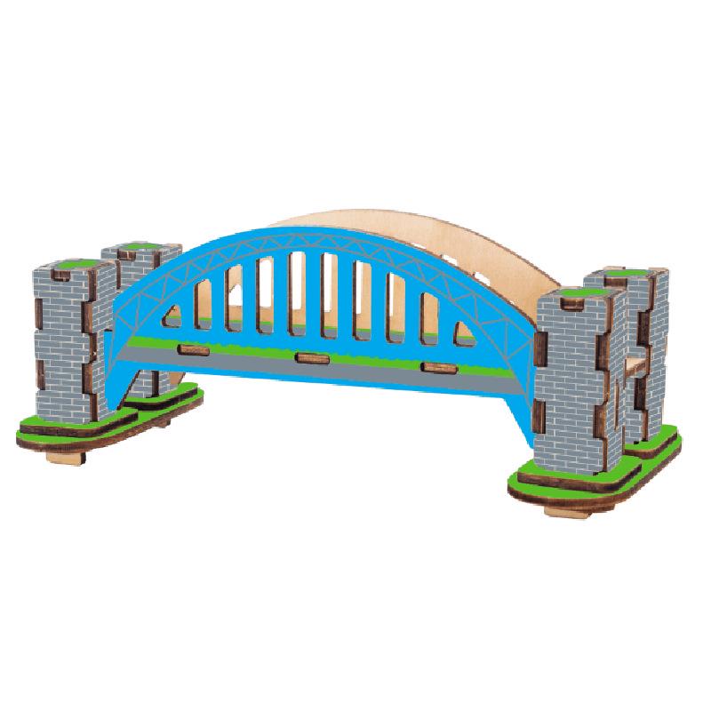 2021 New Wooden 3D Jigsaw Puzzle: DIY Creative Model for Children's Education