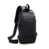 Men's Waist Packs Chest Bag Lightweight Usb Charger Port Waterproof Small Fanny Bag Anti-theft Password Lock Men's Shoulder Bag