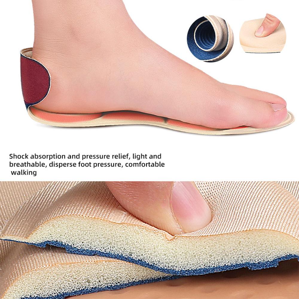 Anti-slip Thickening Pad Massage Insoles Shoes High-heeled