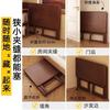 Small Apartment Folding Desk Integrated Against the Wall Rectangular Table Rental Room Folding Computer Desk