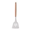 High-Temperature Resistant Wooden Handle Silicone Spatula, Non-Stick, Ideal for Stir-Frying and Daily Cooking