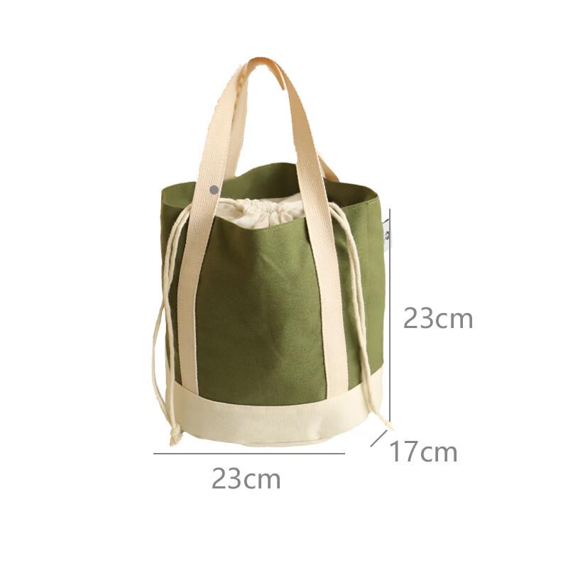 NuFeng Thick Canvas Insulated Lunch Bag