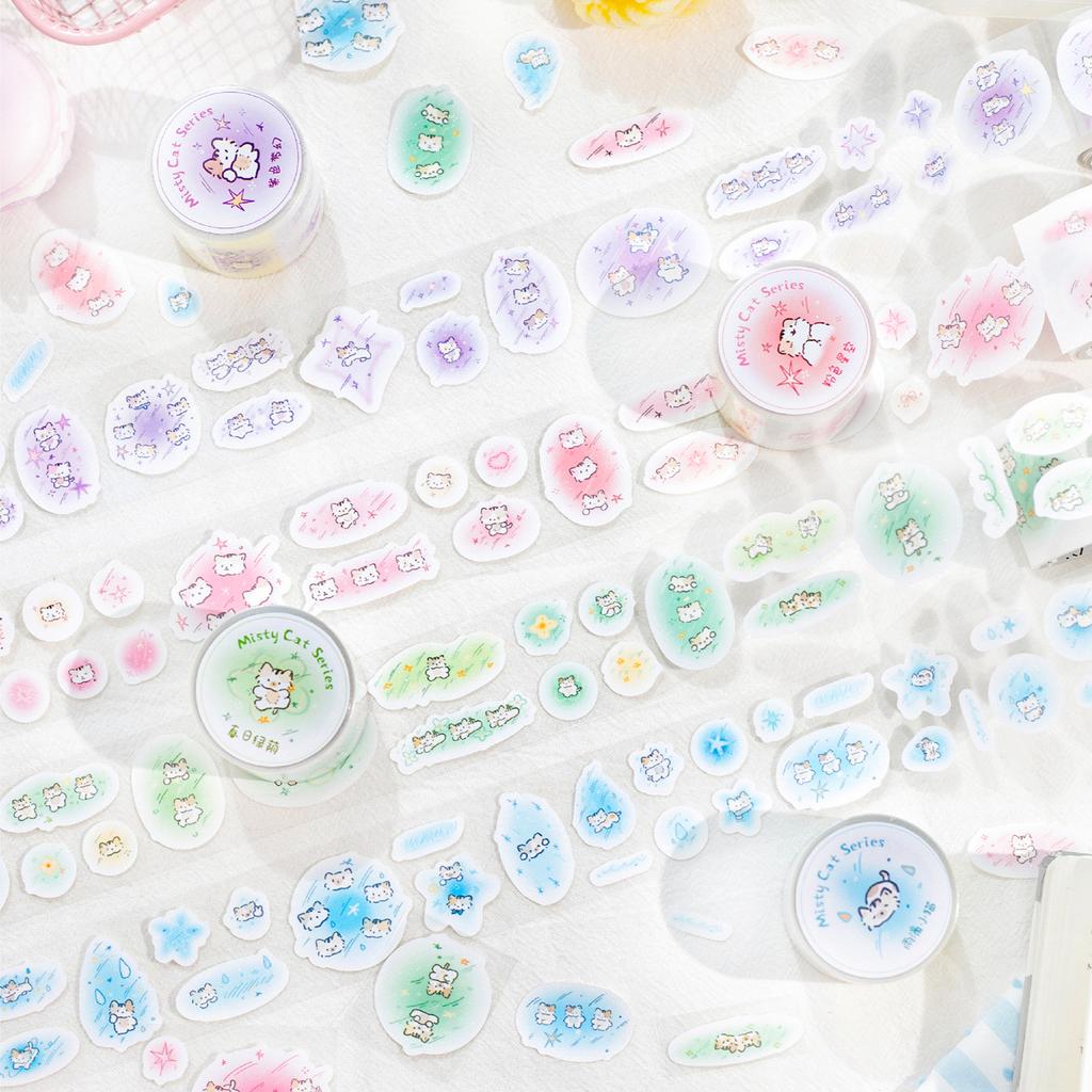 38mm*2m/Roll Cartoon Washi Tape Decorative Adhesive Tape School Journal Supplies Scrapbooking Kawaii Stationery Masking Tape