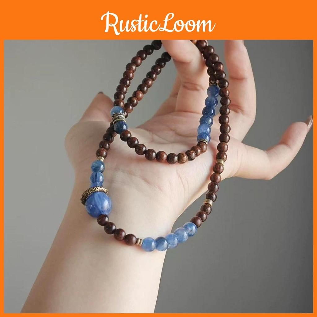 Rosewood Retro Bracelet Multi Circle Men Women Simple Personality Bracelets