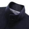 FAPAI Men's 100% Merino Wool Coat with Detachable Down Liner