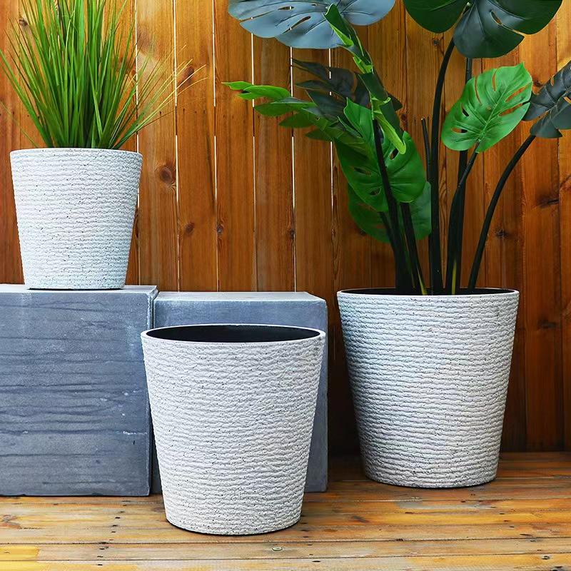 Extra-Large Thickened Plastic Flower Pot for Indoor Trees