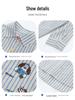 Girls' Long-Sleeved Striped Cartoon Shirt - Autumn 2025 Collection