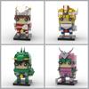 Série de Anime Japonês Figura de Ação Blocos de Montar MOC Saints Seiyaed Hyogas Athena Ikki Shiryus Desenho Animado Boneco Modelo Brinquedos para Crianças Presente