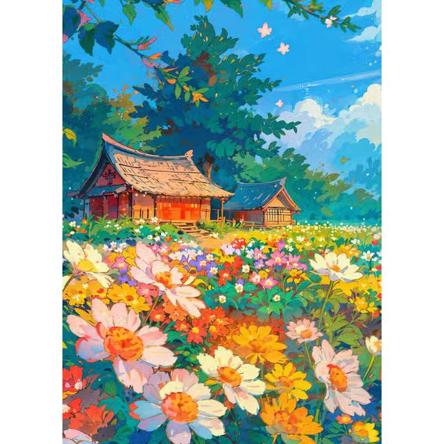 Anime Style Japanese Landscape Torii Prints Poster Canvas Painting Modern Wall Art Pictures For Living Room Bedroom Home Decor