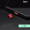 2Pcs Aluminum Alloy Anti Dust Plug For 14 13 12 Pro Max 11 Mini Xr 8 Plus Series Lightning Port Cove