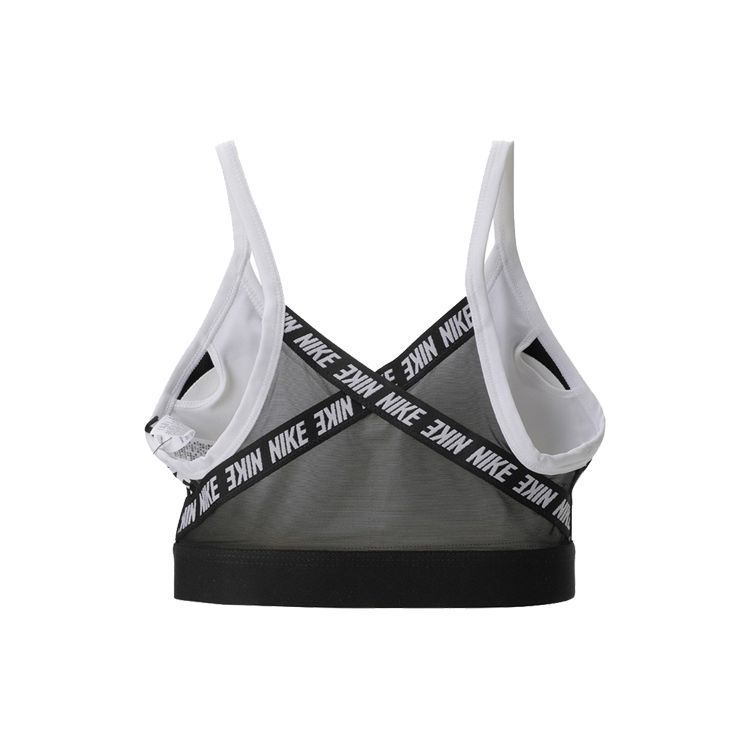 Nike Indy Logo Low Impact Sports Bra Women Underwear White CJ0560-100