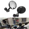 Easy Install Vibration Resistant Rear View Mirror With Wide View Motorcycle Accessory Handlebar Side Mirror