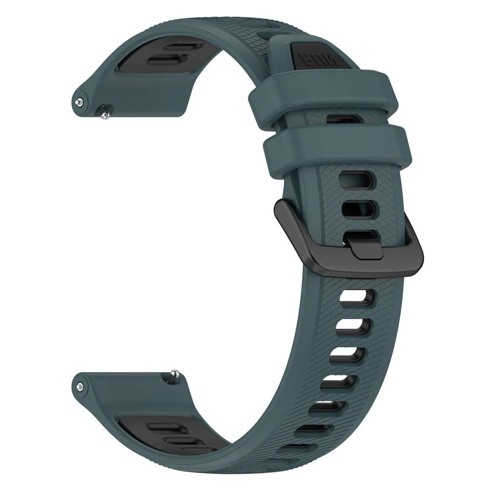 22mm Silicone Strap For HUAWEI WATCH 5 4pro GT6 5 Pro GT 6 5 4 3 2 46mm Sport Replace Band For AMAZFIT BIP 6 Smartwatch Bracelet