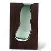 Glass Terrarium Vase With Dark Tung Wood