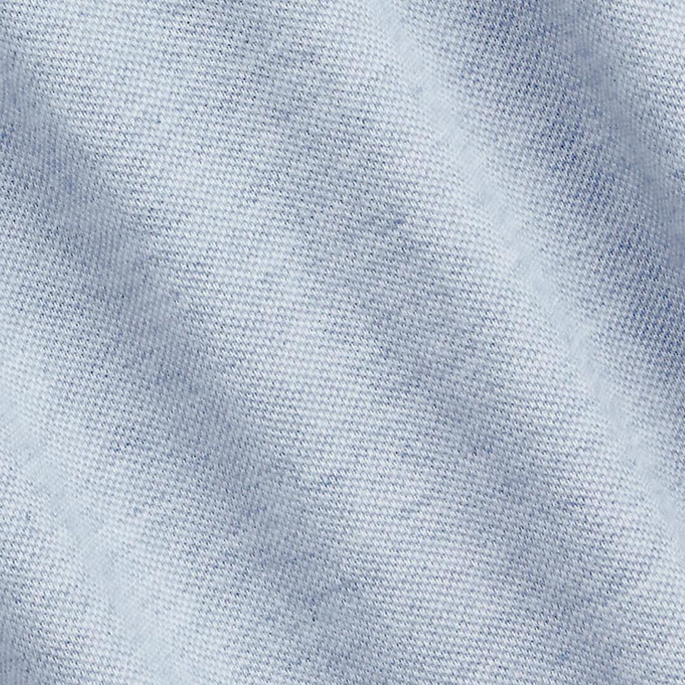 Polo Ralph Lauren Jacquard-Textured Mesh Shirt With Buttoned Collar And Logo Print Men Shirts Light-Blue 710899073-002