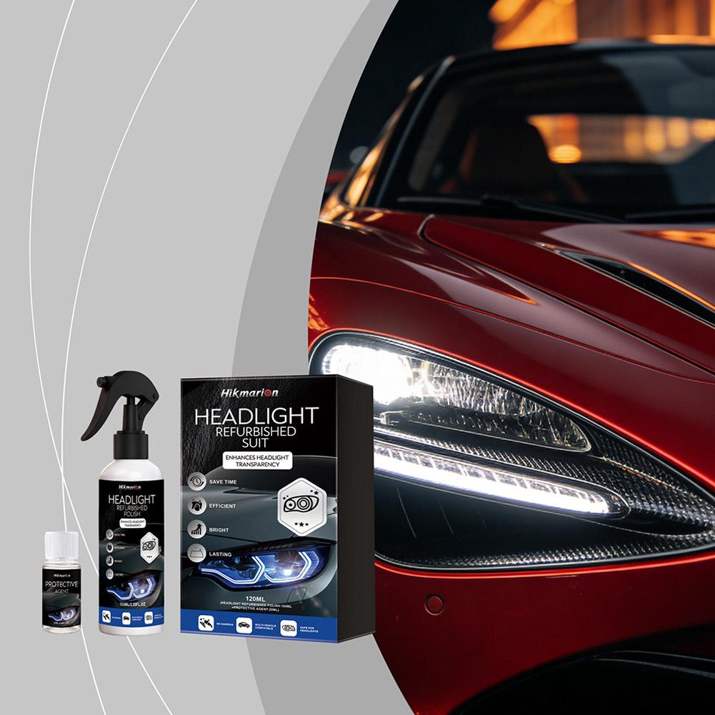 Headlight Restoration Kit, Advanced Car Light Repair Tool - Restore clear car headlights and prevent yellowing