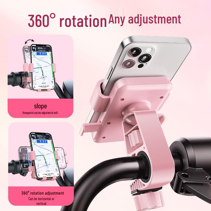 Shockproof Phone Holder for Electric Vehicle, Bicycle, and Motorcycle Navigation