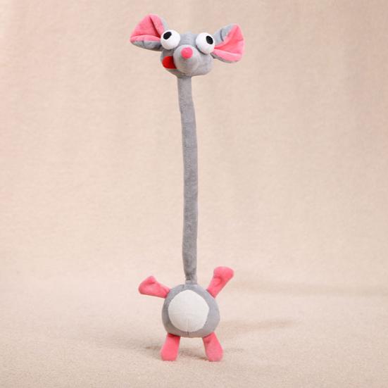 Long Neck Animal Plush Keychain Cute Monkey Tiger Chick Doll for Bags Backpacks Cute Big-Eye Design Funny Stress Relief Toy Birthday Gift for Kids