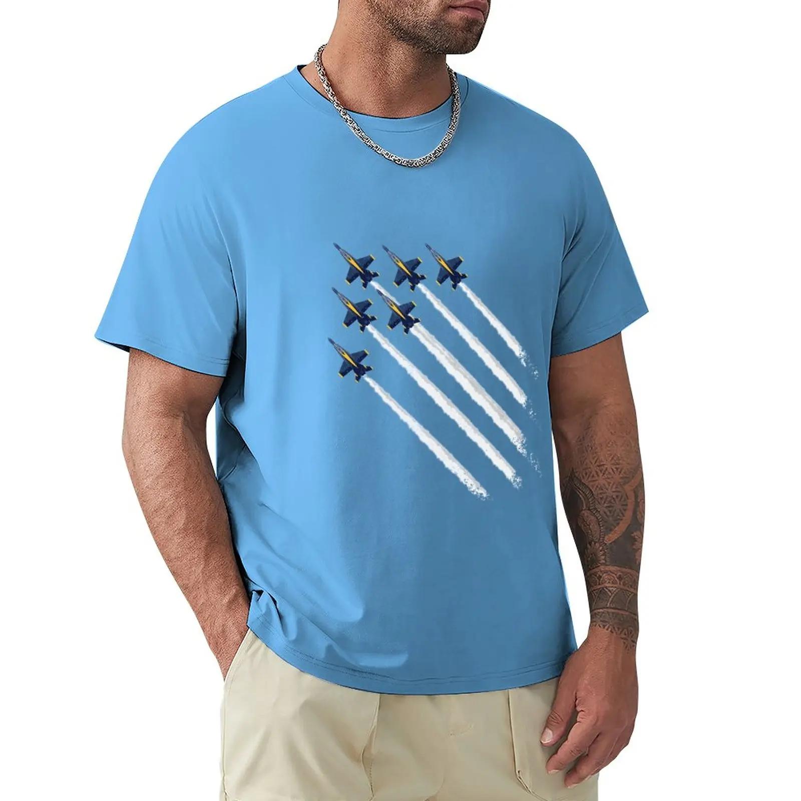 Flyby Blue Angels Pilot Planes Flying Formation TShirt shirts graphic tees summer top mens graphic tshirts big and tall S