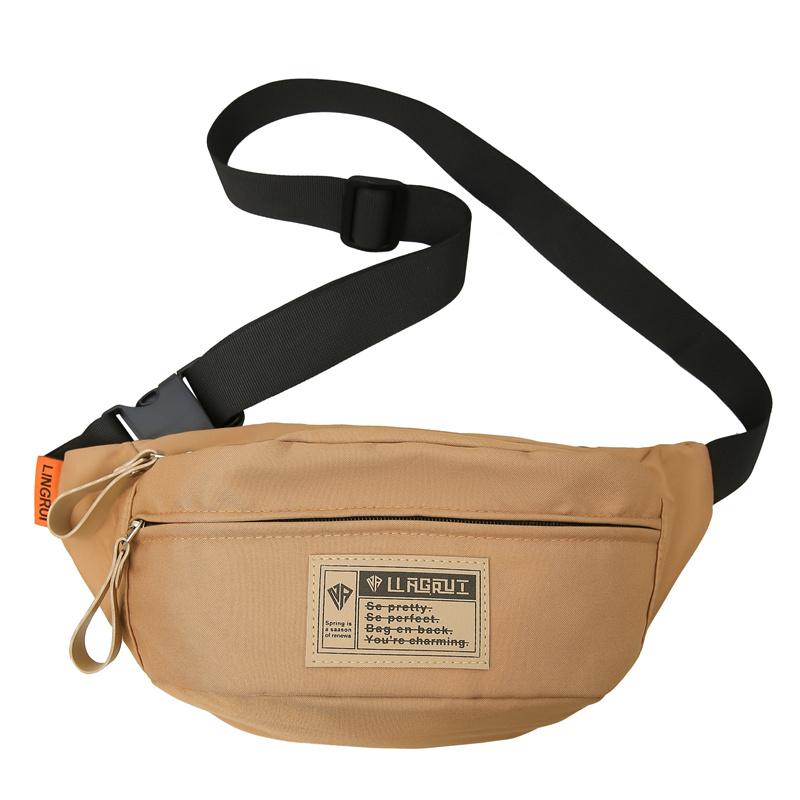 Нагрудная сумка мужская сумка через плечо легкая спортивная поясная сумка для верховой езды для женщин хаки 1339₽