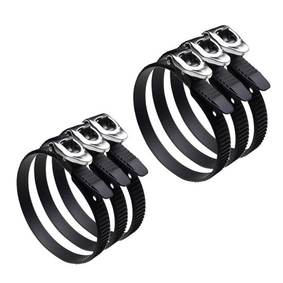 3 Stück Schwerlast-Griffverschlussgurte Verstellbar Wiederverwendbar Ratsche Kabelbinder Outdoor Zaunpfähle Tore Rohre Ladungssicherung Ratsche Gurte