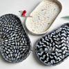 Shell-Inspired Oval Decorative Tray