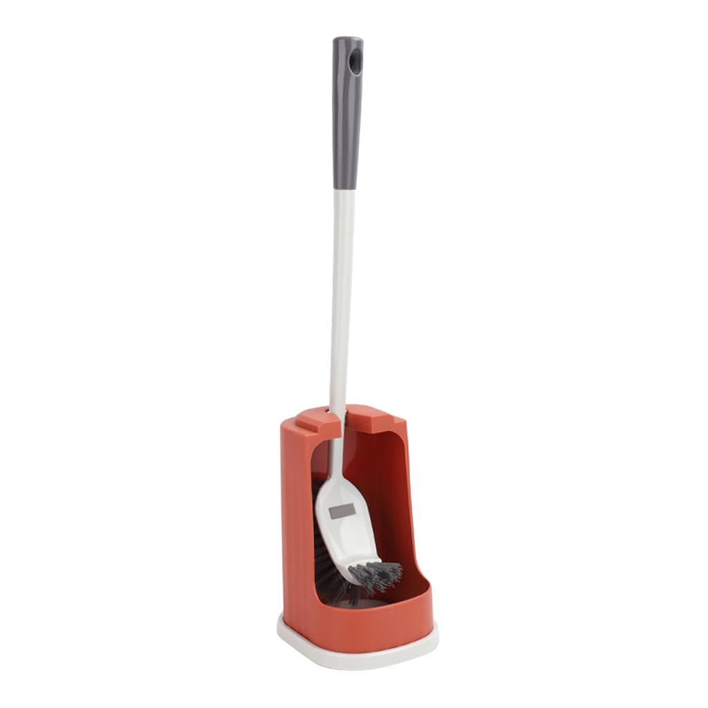 Toilet Brush & Holder Set Toilet Brush Deep Cleaning Toilet Brush with Edge Cleaner Flexible Toilet Brush Holder