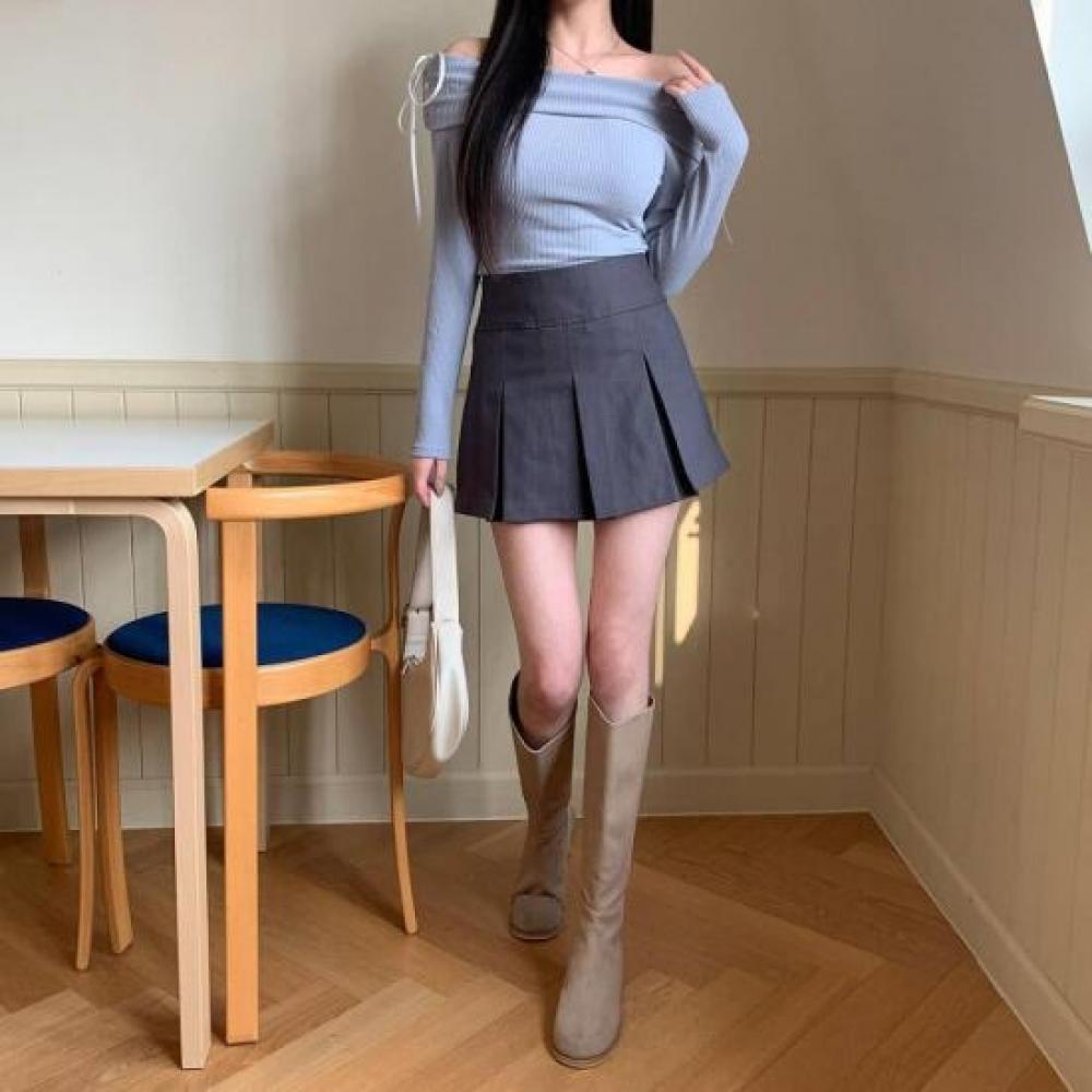 New ArrivalS Open Run Off Shoulder Balletcore Knit Women S Ribbon Top Dancewear