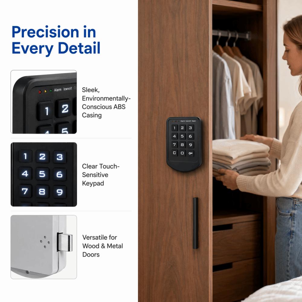 Keyless Electric Lock Low Power Cabinet Lock Smart Password Lock Home Security