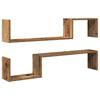 VidaXL Wall Shelves 2 Pcs Old Wood 100x15x20cm Engineered Wood, Floating Shelf, Laundry Shelf, Shelf 856612