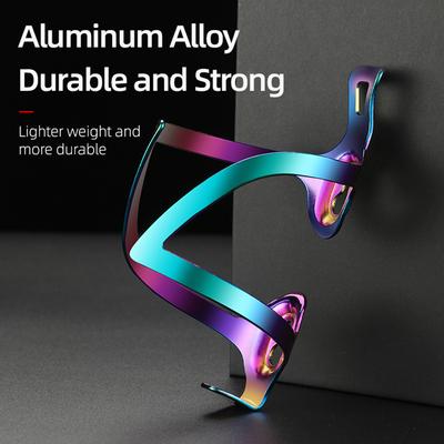 Lightweight Aluminum Alloy Bicycle Water Bottle Cage Bright Multicolor Cycling Accessories for Drink Holder Mount