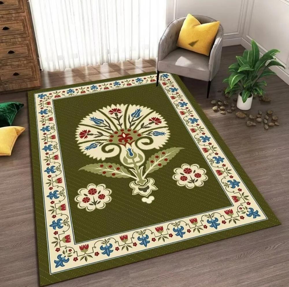 Ramadan Muslim Prayer Mat Halal Carpet for Bedroom Decor Living Room Anti-slip Rug Machine Washable Carpet Entrance Doormat