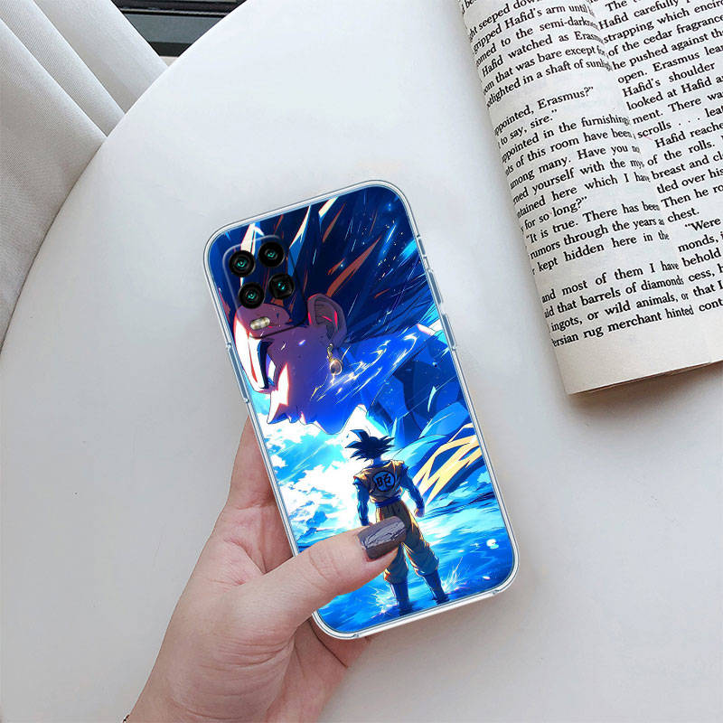 JO21 Dragon Ball Goku Phone Case for Motorola E22S E7 G6 G7 G8 G9 Plus Power Play G10 G20 G04 E30 E40 E22 E20 E13 G22 G23 G Stylus Play